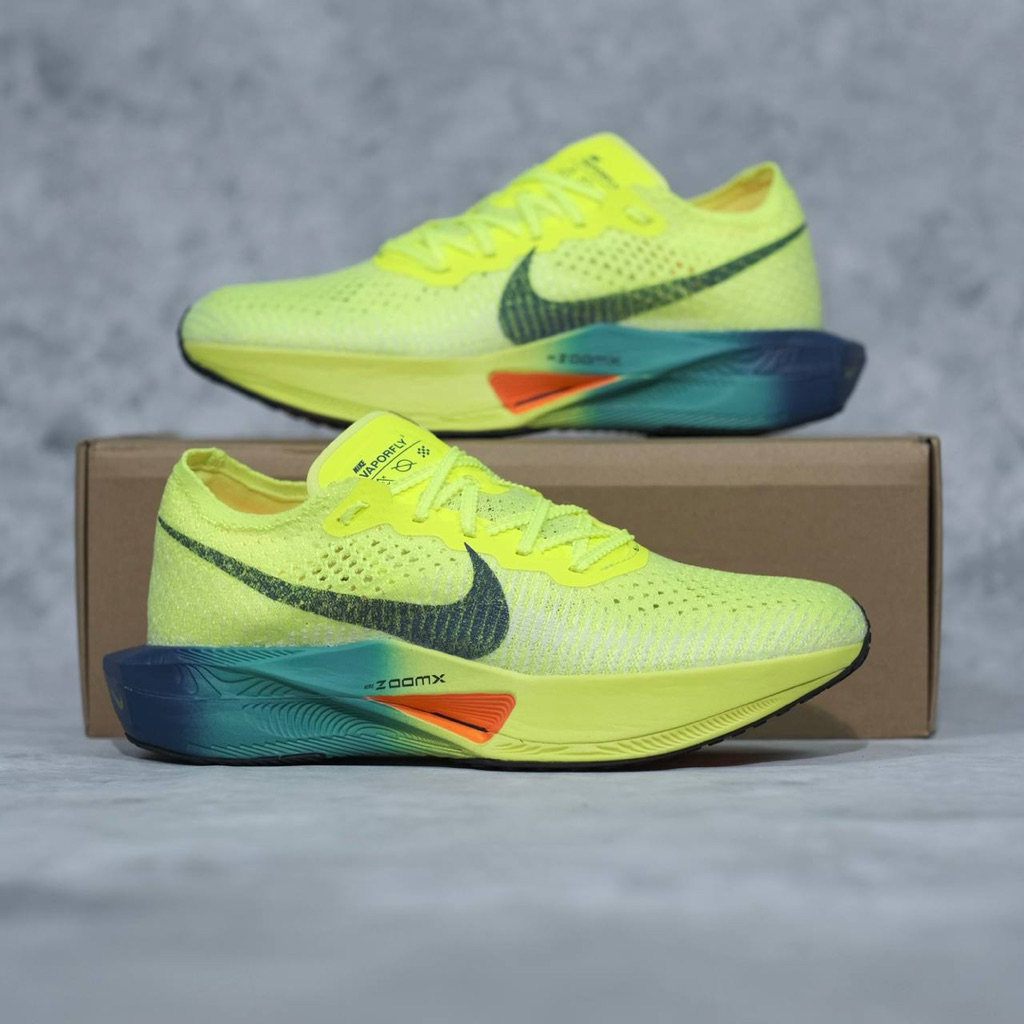 Sepatu Pria Sepatu running Sepatu Olahraga Nike Zoom Nex% 3 Scream Green