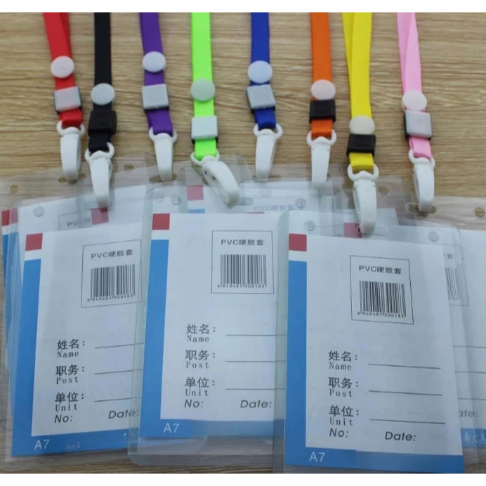 MSS - ID CARD PANITIA CARD CASE + TALI / Plastik Mika ID Card / Name Tag Panitia