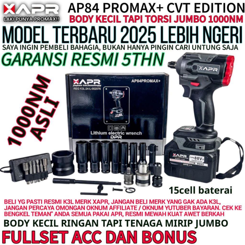 BOR IMPACT XAPR AP84PROMAXM, AP84PROMAX+, AP126PROMAX+, AP84+, AP84M, AP127+, AP78+, AP33PRO, AP33+,