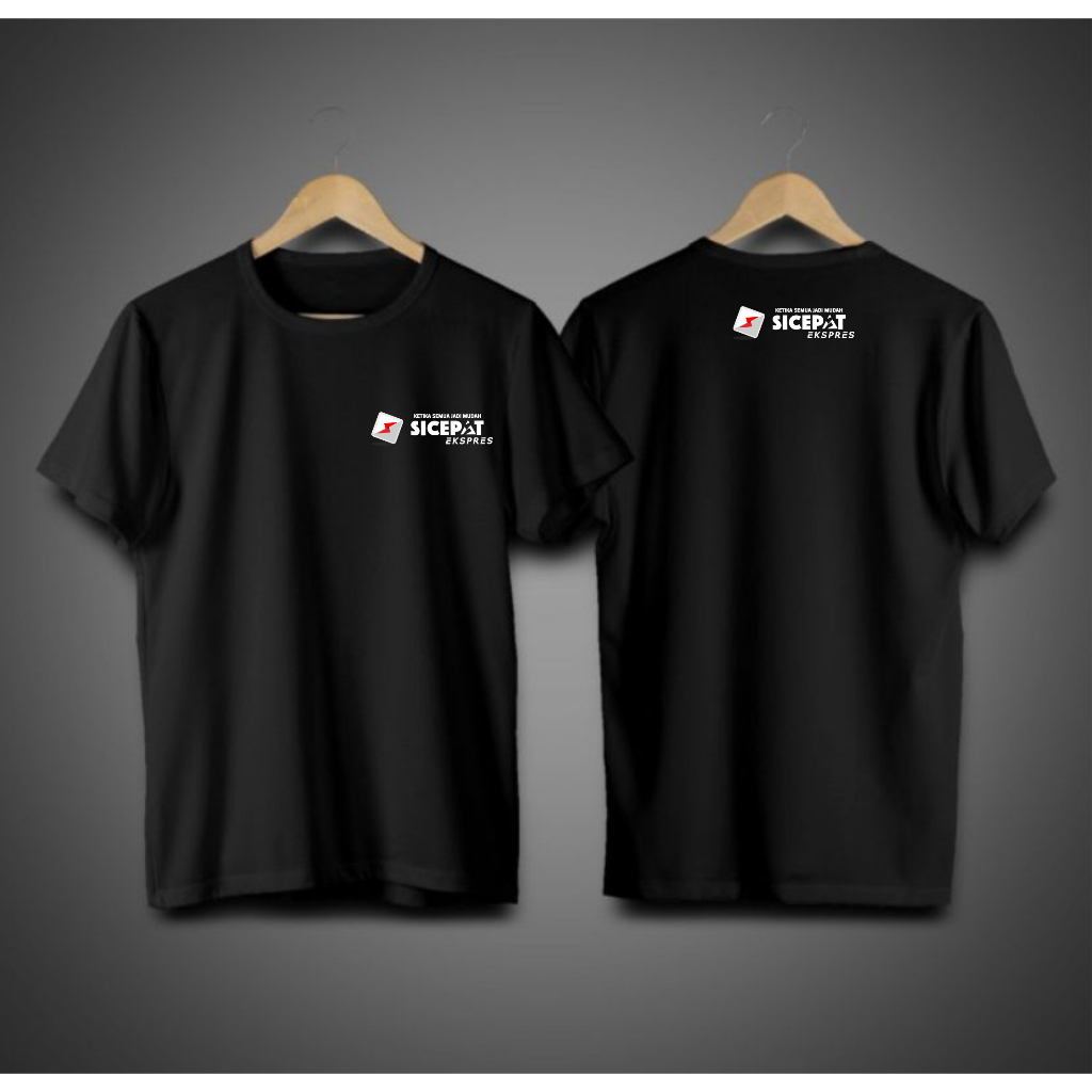 kaos seragam sicepat expedisi pria wanita siap kirim