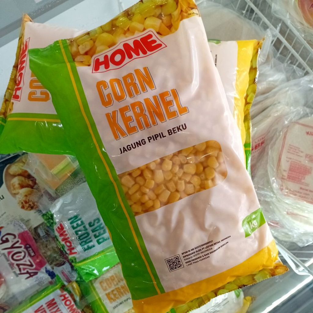 HOME CORN KERNEL 1kg, Jagung pipil beku