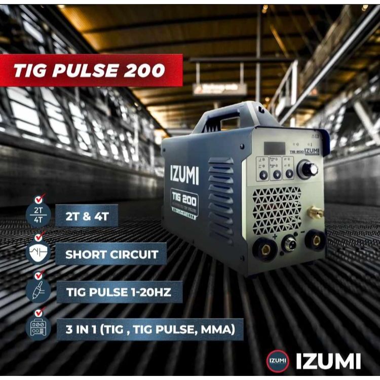 Mesin Las Izumi TIG 200 / Mesin Las TIG Argon Otomatis Izumi