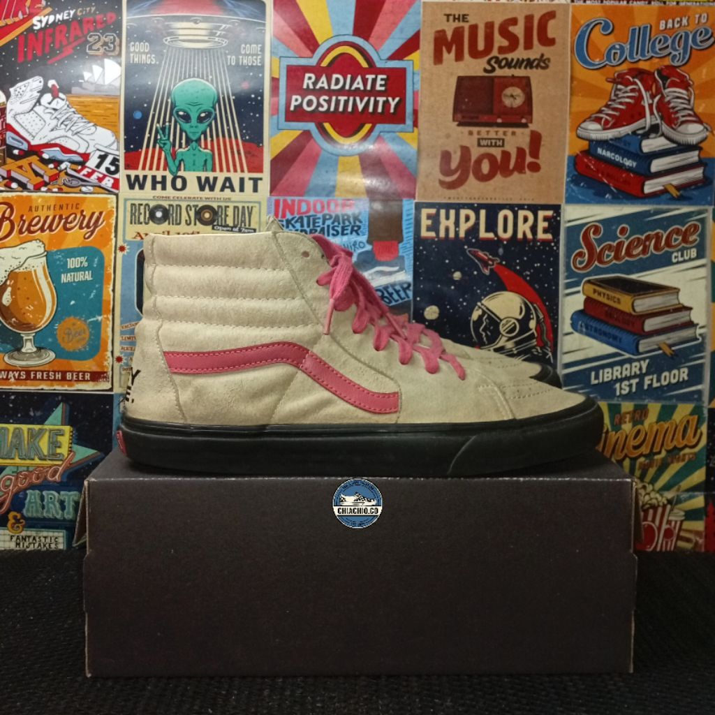 sepatu bekas / second sk8 hi x they are size 44