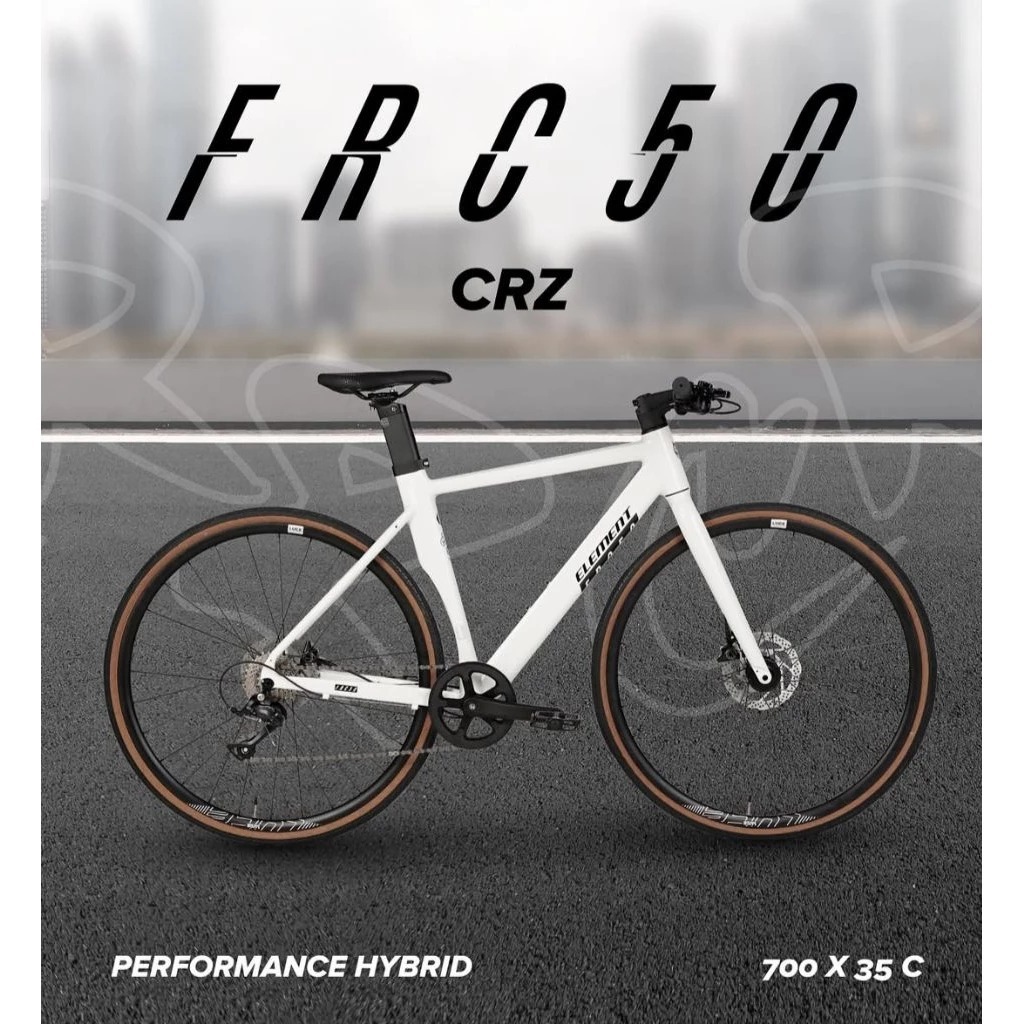 Sepeda Hybrid Element FRC 50 CRZ 9 Speed frame ALLLOY - HYDRAULIC