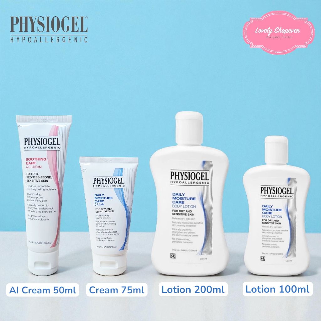 Physiogel Soothing Care AI Cream 50ml | Daily Moisture Care Lotion 100ml & 200ml | Daily Moisture Ca