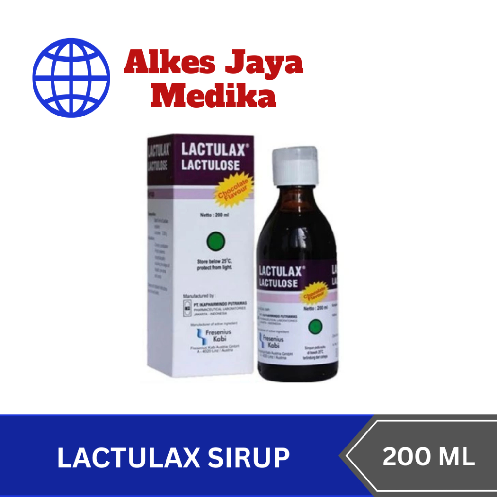 Lactulax Sirup Rasa Coklat 200ml - Obat Pelancar BAB