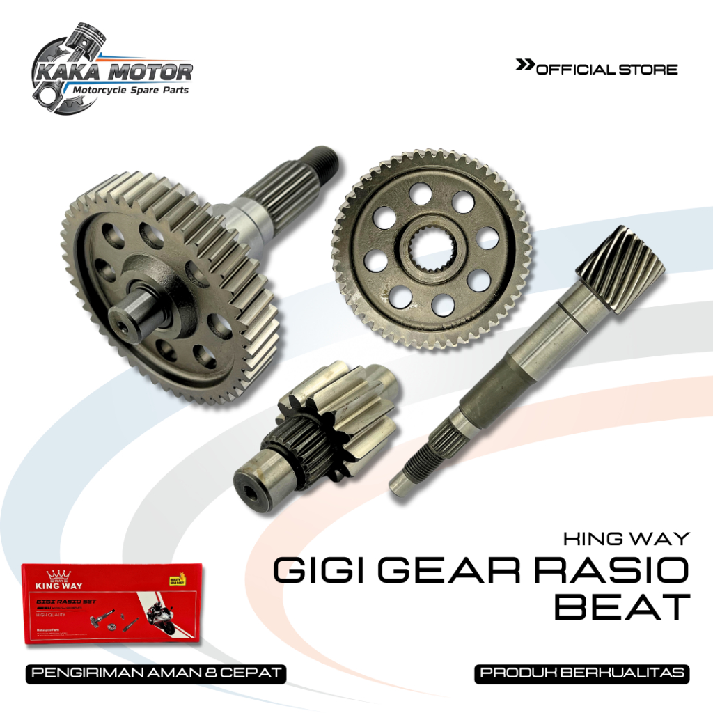 GIGI GEAR RASIO BEAT - GEAR GER RASIO BEAT KARBU GIGI RASIO SCOOPY KARBU