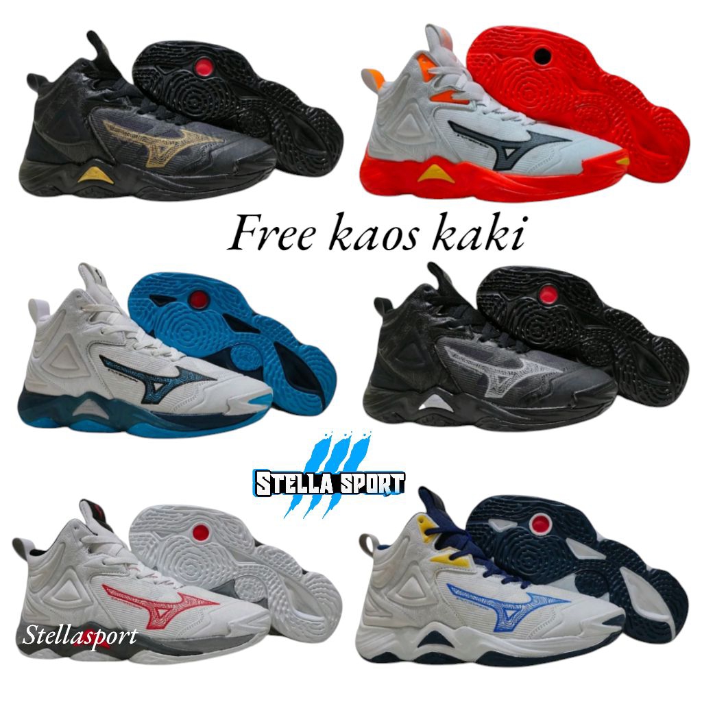 Sepatu voli Mizuno Momentum 3 Murah / Mizuno Thunder Blade 2 Mid Sepatu Volly sepatu Mizuno Thunder 