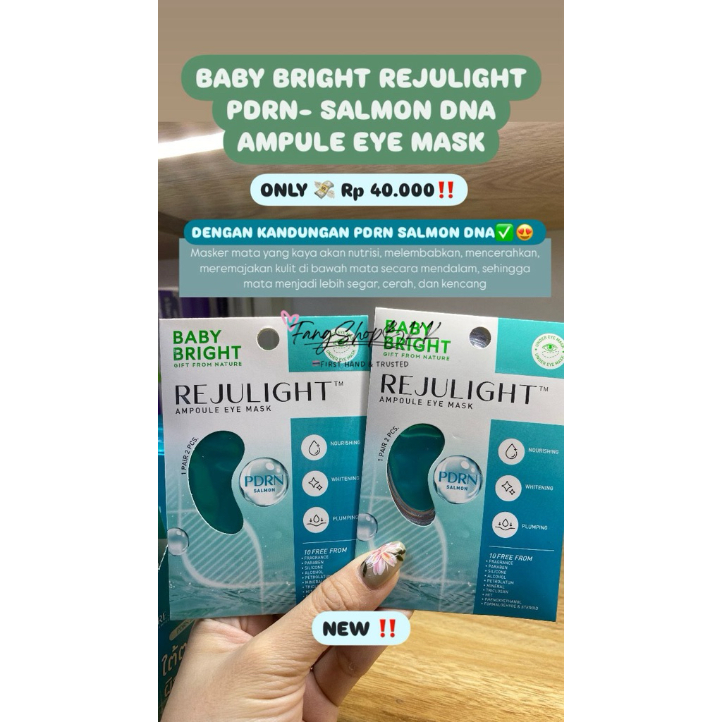 SALMON DNA PDRN AMPULE EYE MASK