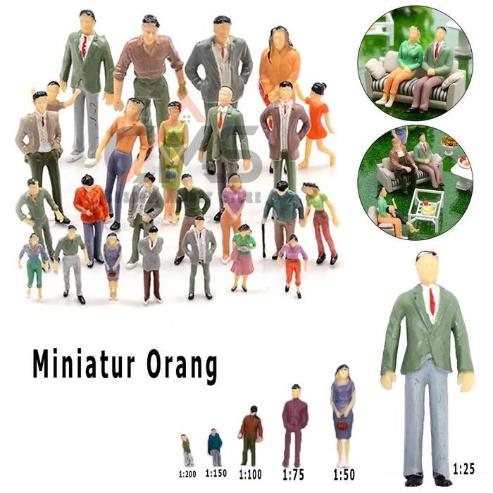 MAKET ORANG / MINIATUR ORANG SKALA 1:150