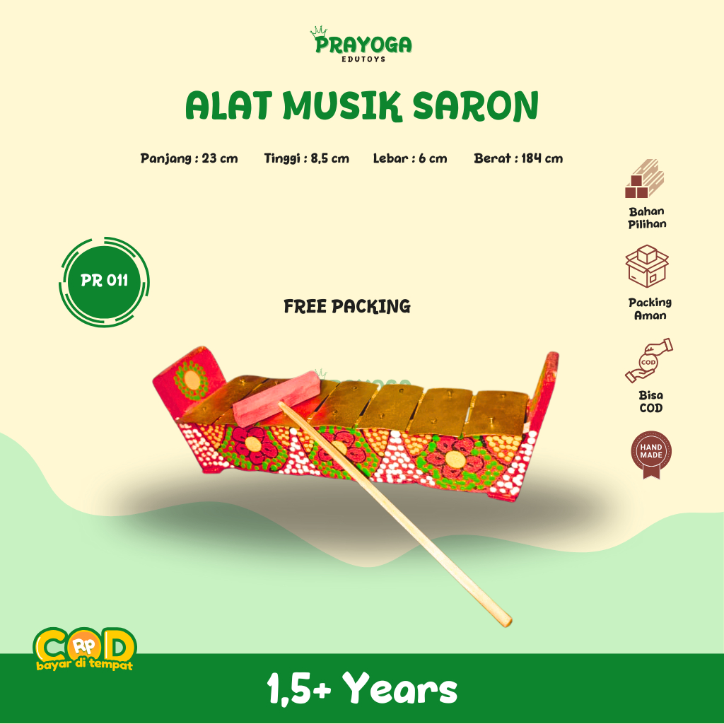 Alat Musik Saron_PERAGA EDUKASI ANAK TK PAUD