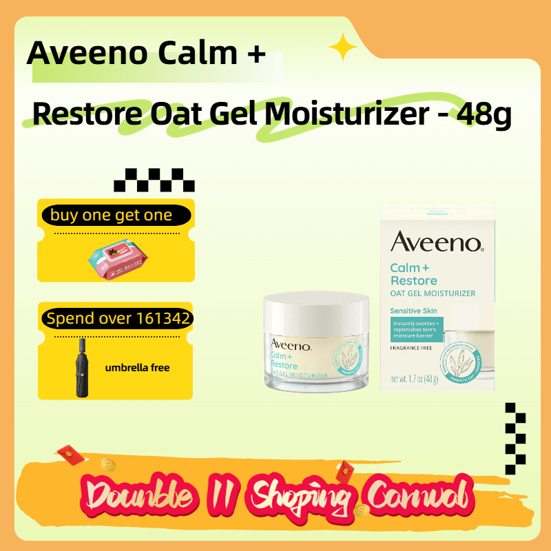Aveeno Calm Restore Oat Gel Facial Moisturizer 48 Gr