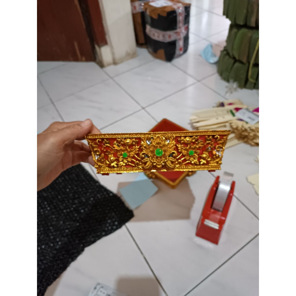 Tamas Kotak/Bokor Fiber / Bokor Soda uk 20 cm