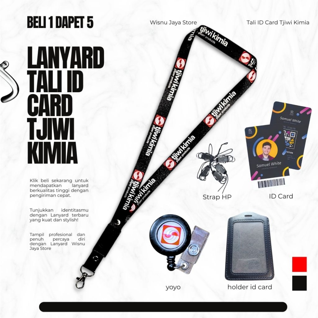 LANYARD TALI ID CARD TJIWI KIMIA TERBARU | LANYARD TJIWI KIMIA GROSIR TERMURAH BERKUALITAS