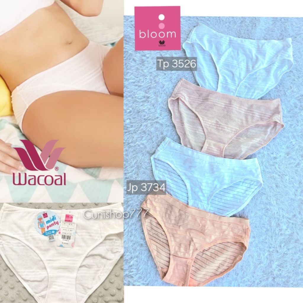 PANTY WACOAL KATUN JUNIOR BLOOM KATUN CELANA DALAM ANAK GARIS POLOS TP3526 TP 3526 JP 3734 JP3734