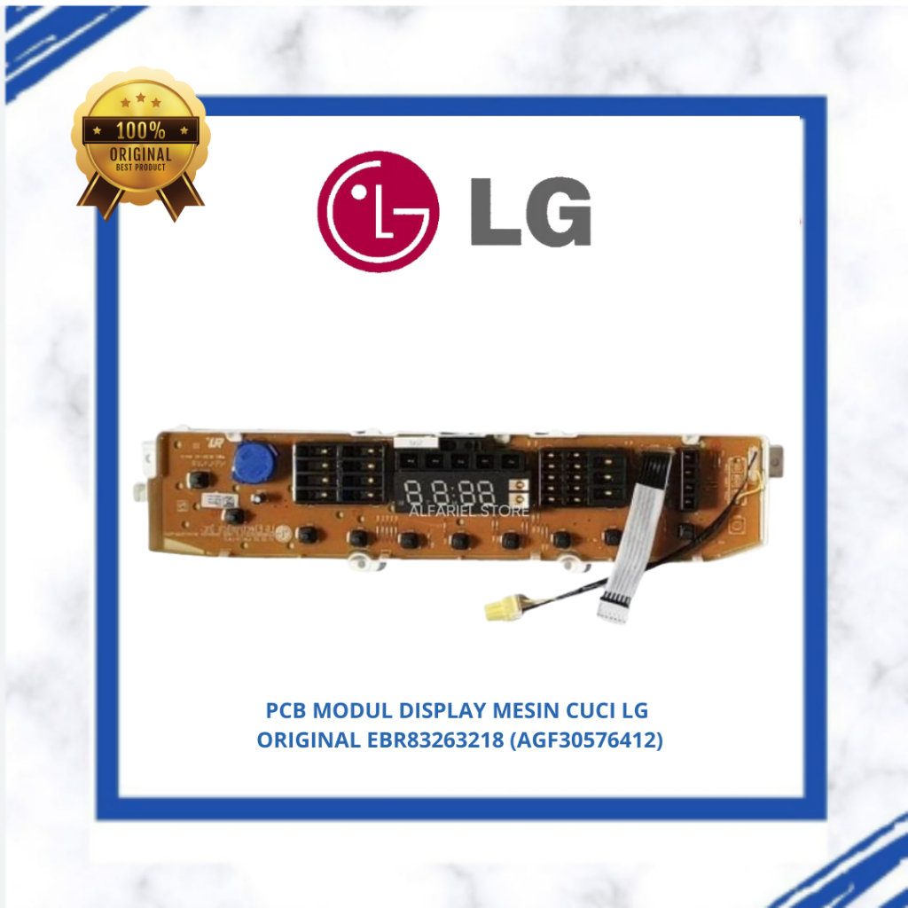 MODUL DISPLAY MESIN CUCI LG T2311VSPM T2313VSPM  ORIGINAL EBR83263218 (PART PENGGANTI AGF30576412)