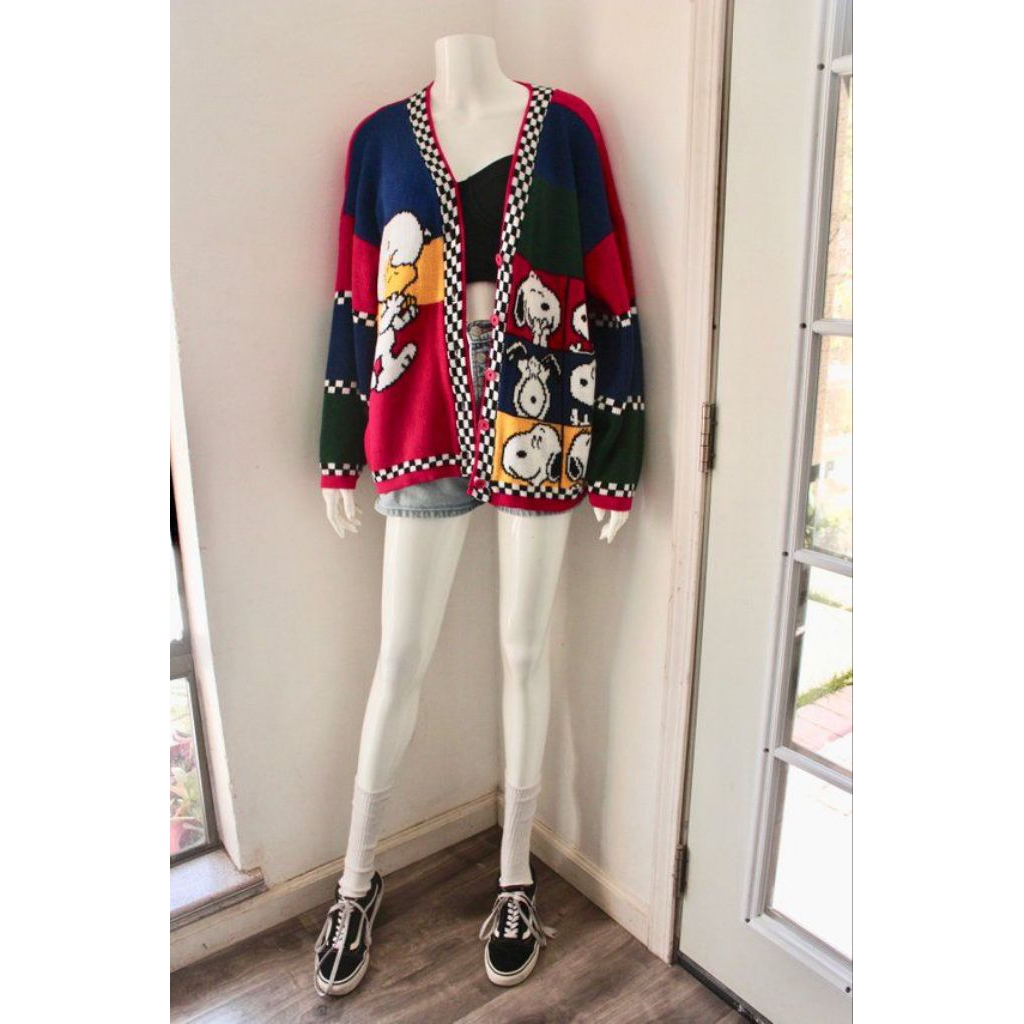 CARDIGAN RAJUT KNIT SNOOPY LENGAN PANJANG STYLE KOREA