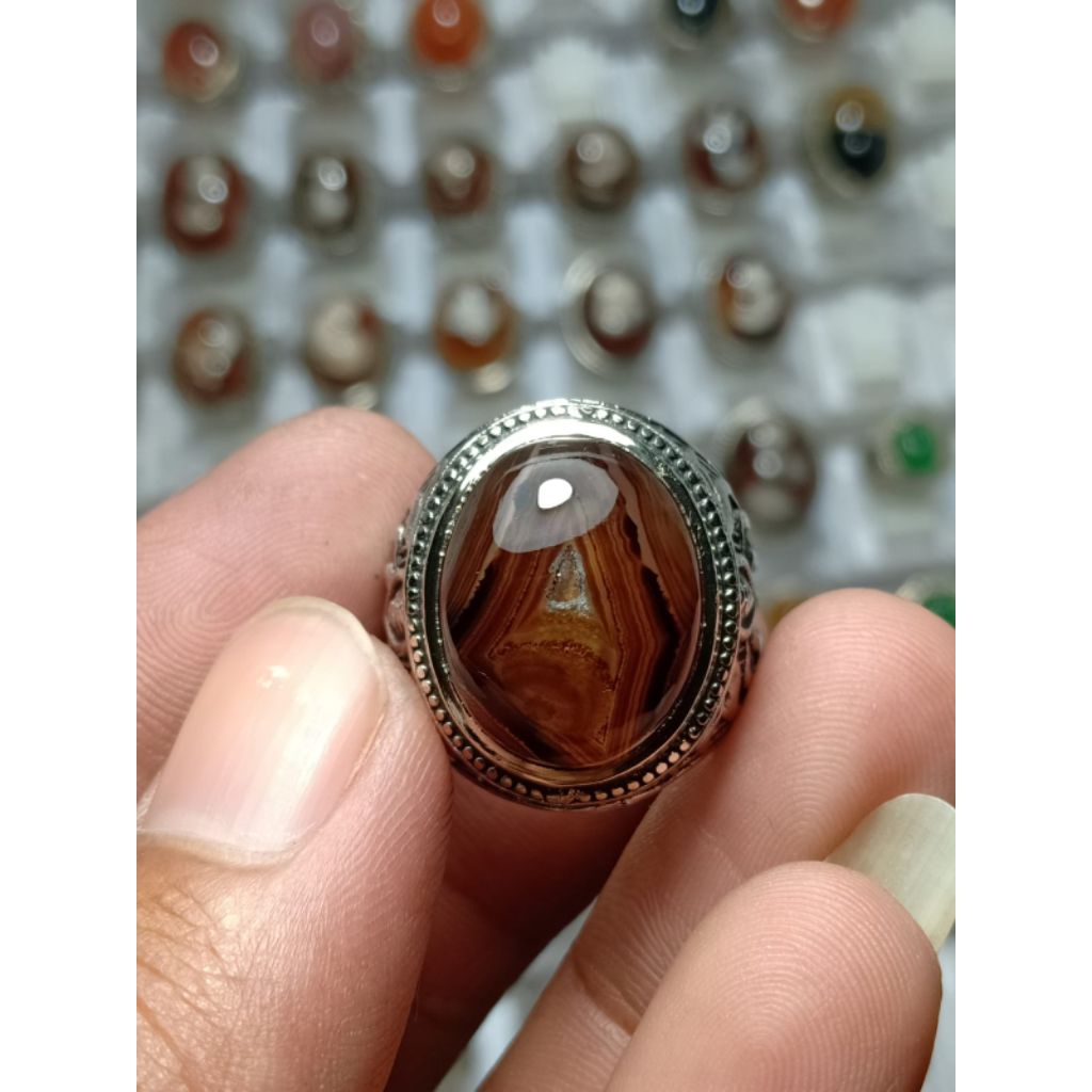 cincin batu combong antik