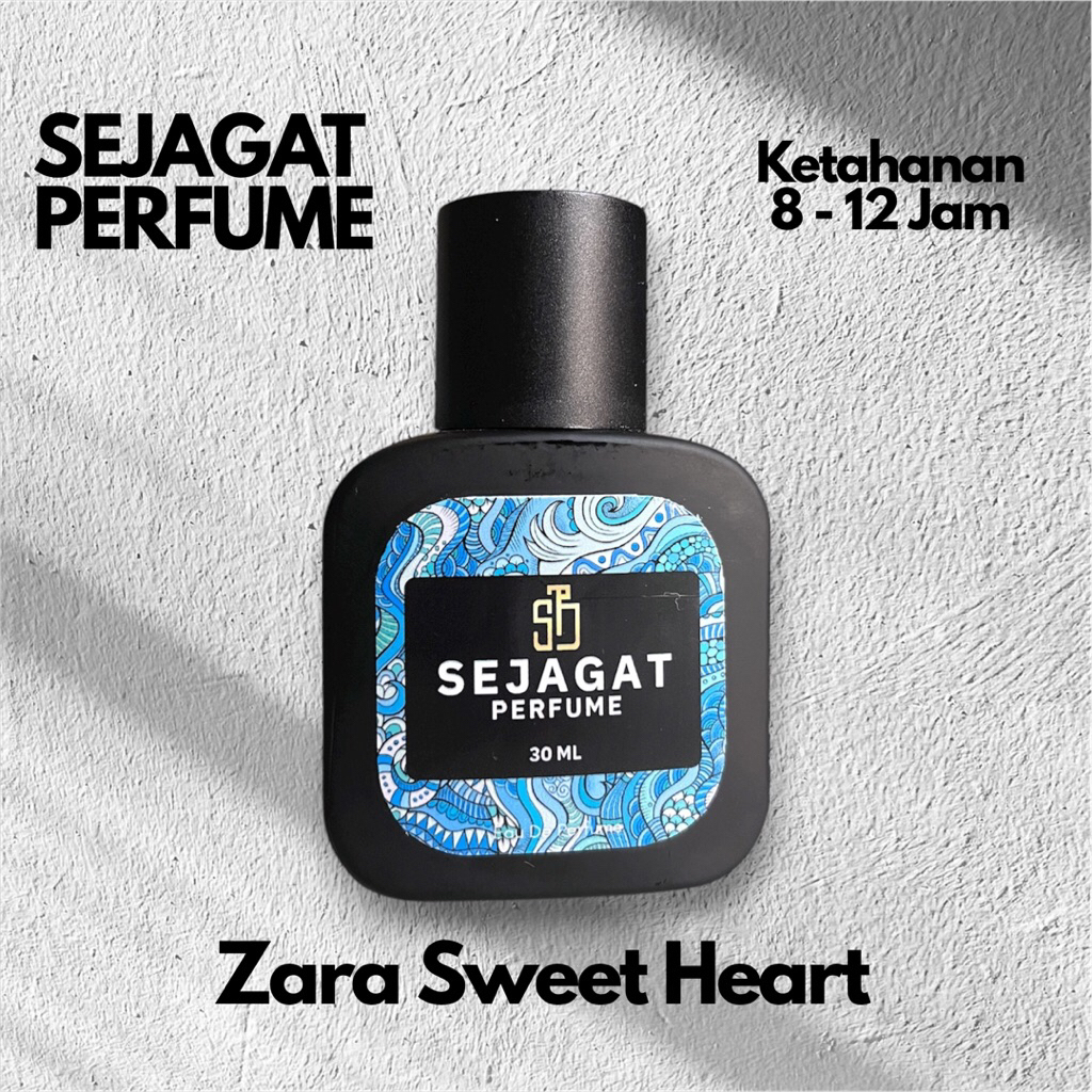 Sejagat Perfume - Zara Sweet Heart Perfume Minyak Wangi Wanita Pria Tahan Lama