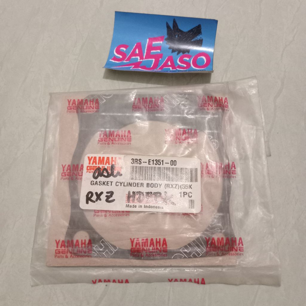 paking perpak blok bawah yamaha rxz rzr original nos