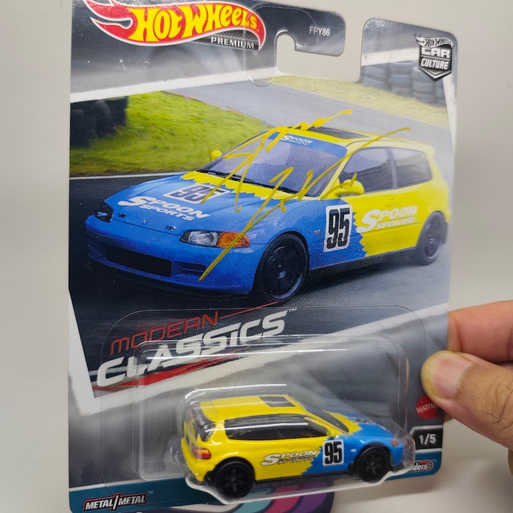 Hot Wheels Premium Honda Civic EG Spoon (Signed)