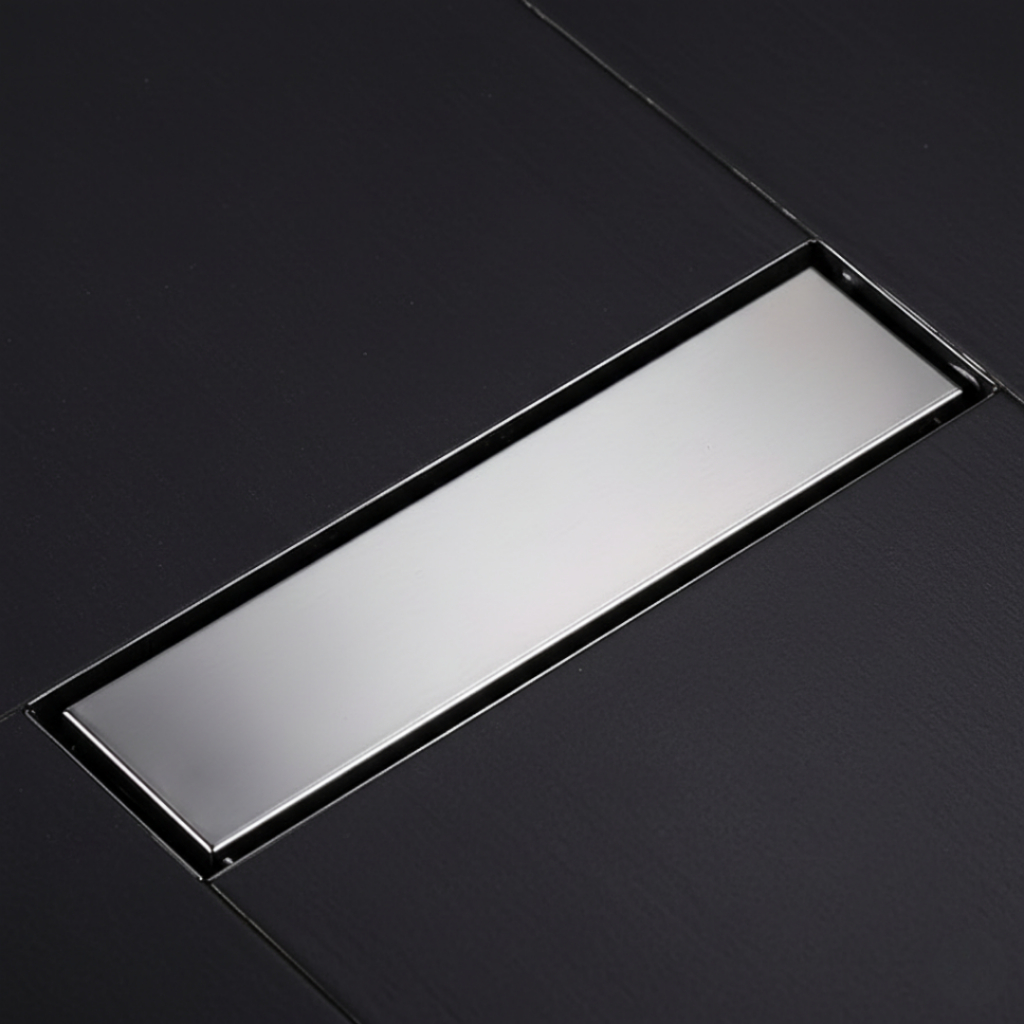 Afur Kamar Mandi Saringan Got Stainless Panjang Model Hiding Afur Lantai Stainless Anti Serangga Bau