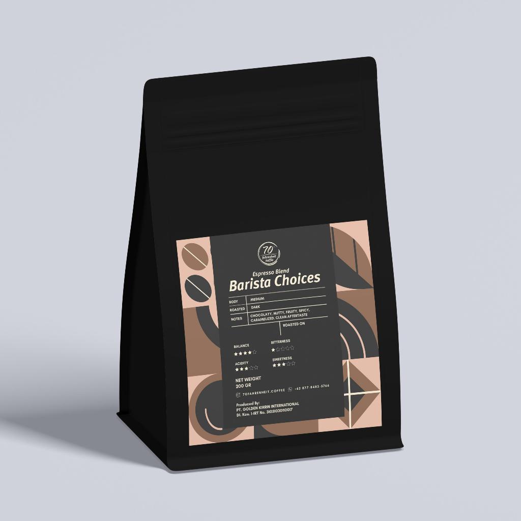 ESPRESSO BLEND - BARISTA'S CHOICE by 70 Fahrenheit Coffee