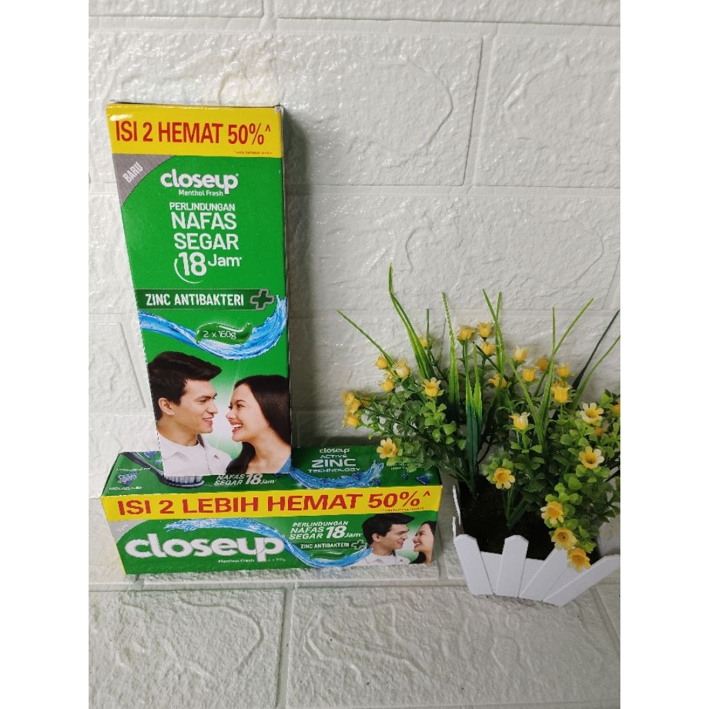 Pasta Gigi Close up 160 gr x 2 isi 2 lebih hemat