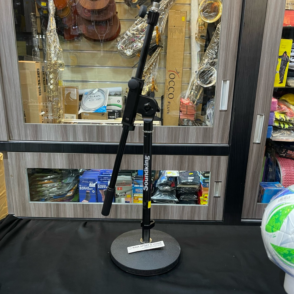 STAND MIC SOUNDKING DD031B - ORIGINAL STAND MICROPHONE UNTK KICK STAND DUDUK STAND LANTAI
