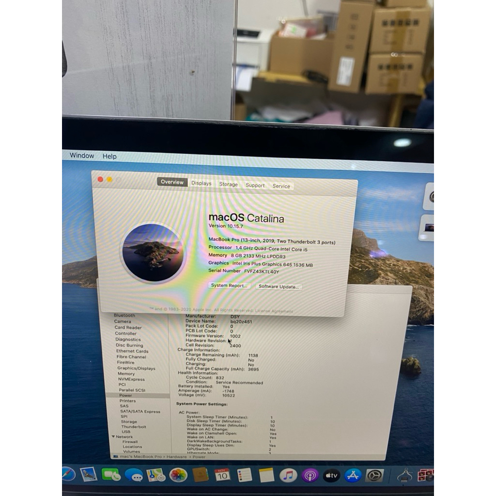 macbookpro 13in 2019