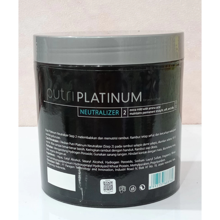 PUTRI step2 platinum I PUTRI NEUTRALIZER  pelurus rambut 720ML