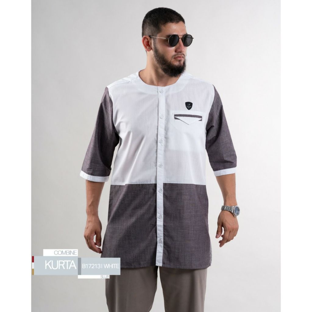 SAMASE KURTA LENGAN 3/4 B172 COTTON SLUB