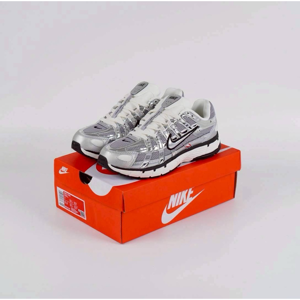 Sepatu Nike P-6000 Erkek Gri Spor Ayakkabi