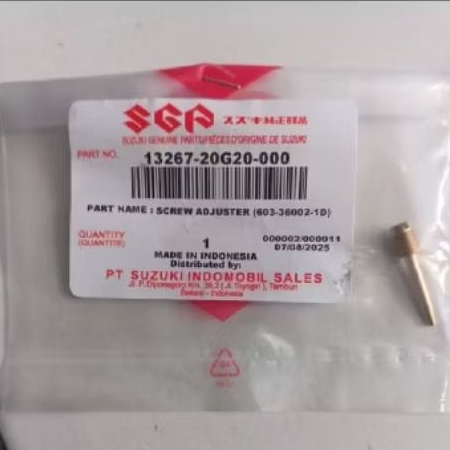 BAUT SETELAN ANGIN KARBURATOR SUZUKI SHOGUN FD 125 TITAN AXXELO ORIGINAL