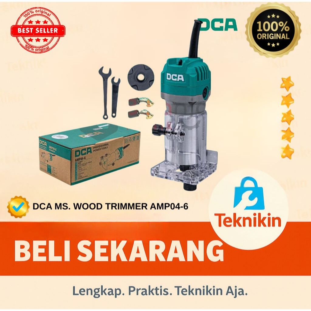 DCA WOOD TRIMMER AMP04-6/ MESIN TRIMMER