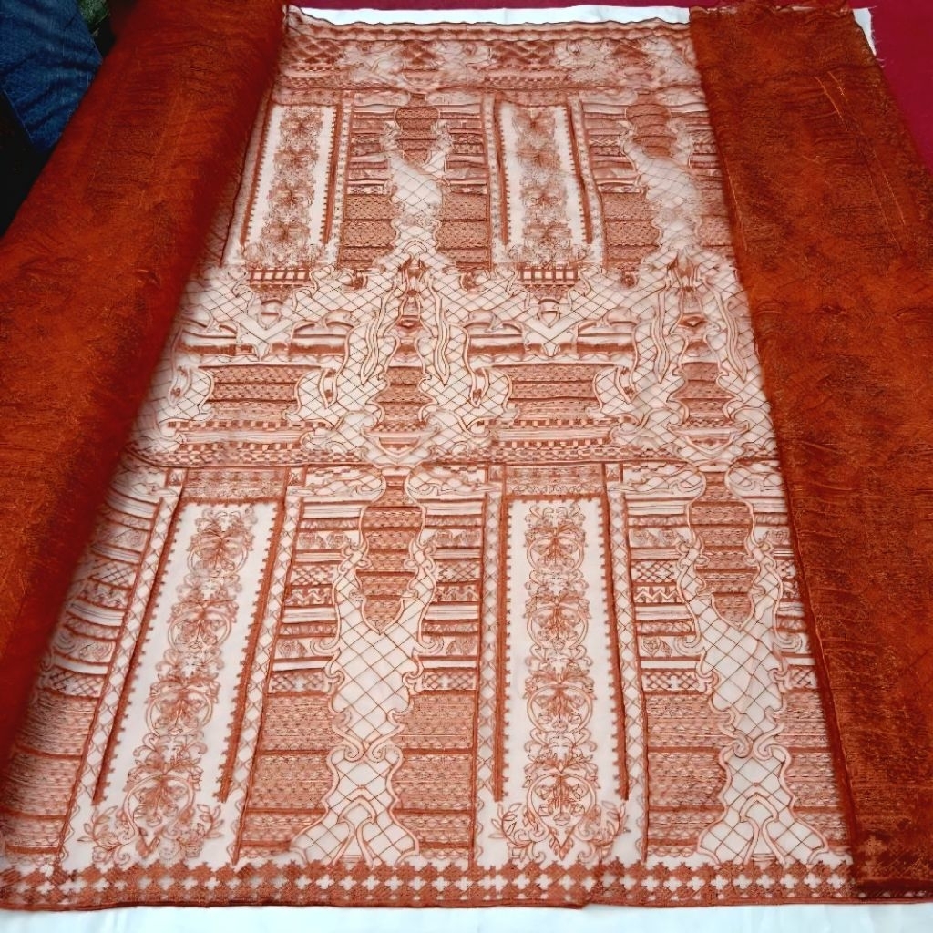 Kain tile sapto etnik motif sumba terbaru untuk atasan kebaya dan dres