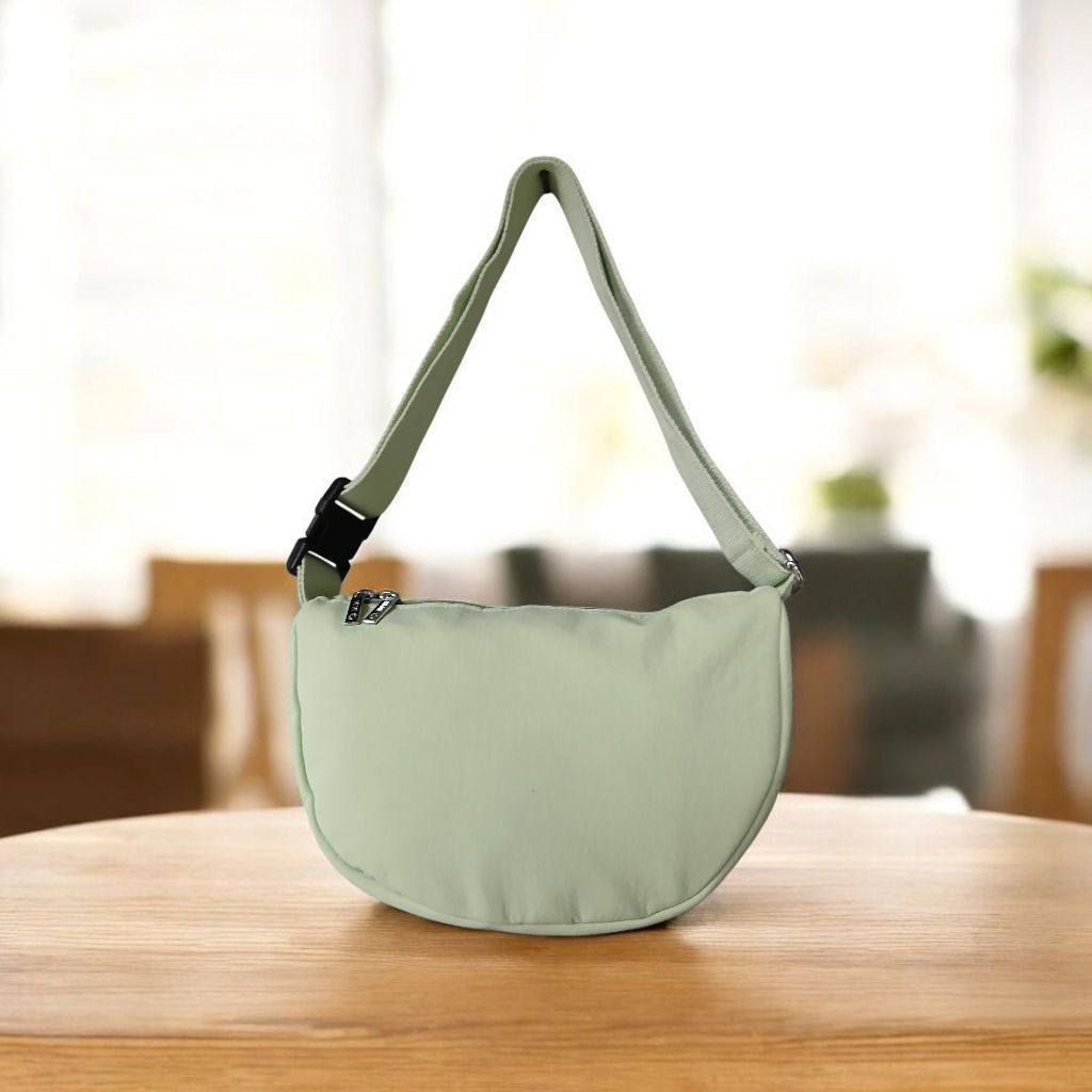 [ HEHE BAG ] Tas selempang wanita import | Slingbag wanita bahan nilon