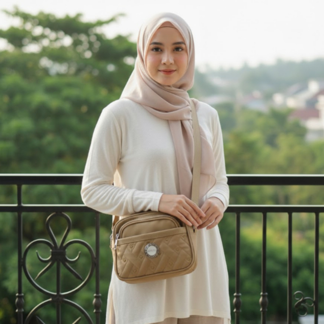 Tasona Tas Selempang Wanita Chibao 4 Ruang Series High qualityTas Wanita Terbaru Kekinian