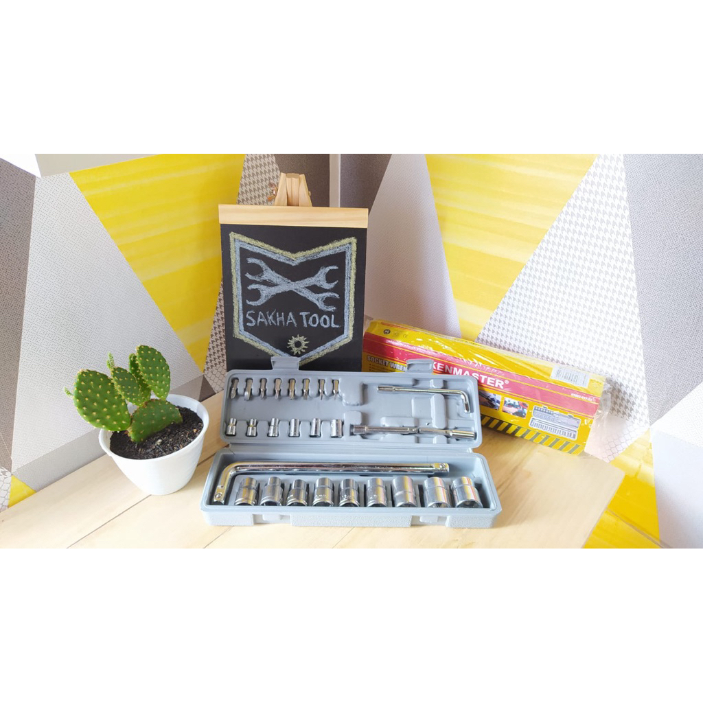 Kunci socket 27pcs kenmaster