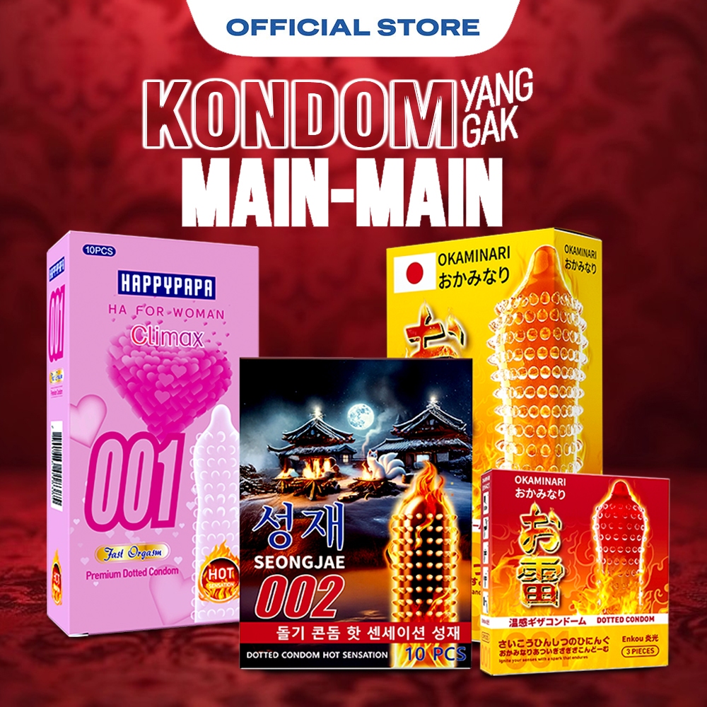 Kondom Gerigi Extreme Sensasi Hangat 001 - Kondom Pria Dewasa - Privasi Aman Terjaga