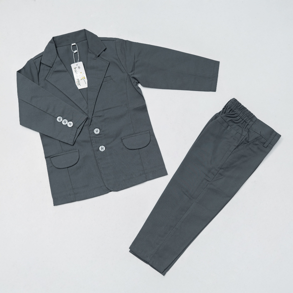 haidar riziq setelan jas anak laki laki blezer outerwear jas santri formal jas dan celana