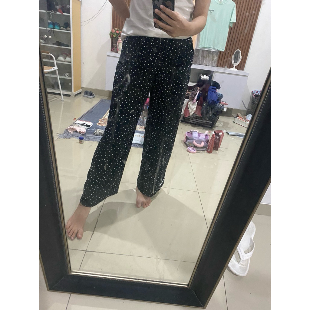 celana kulot uniqlo preloved size s