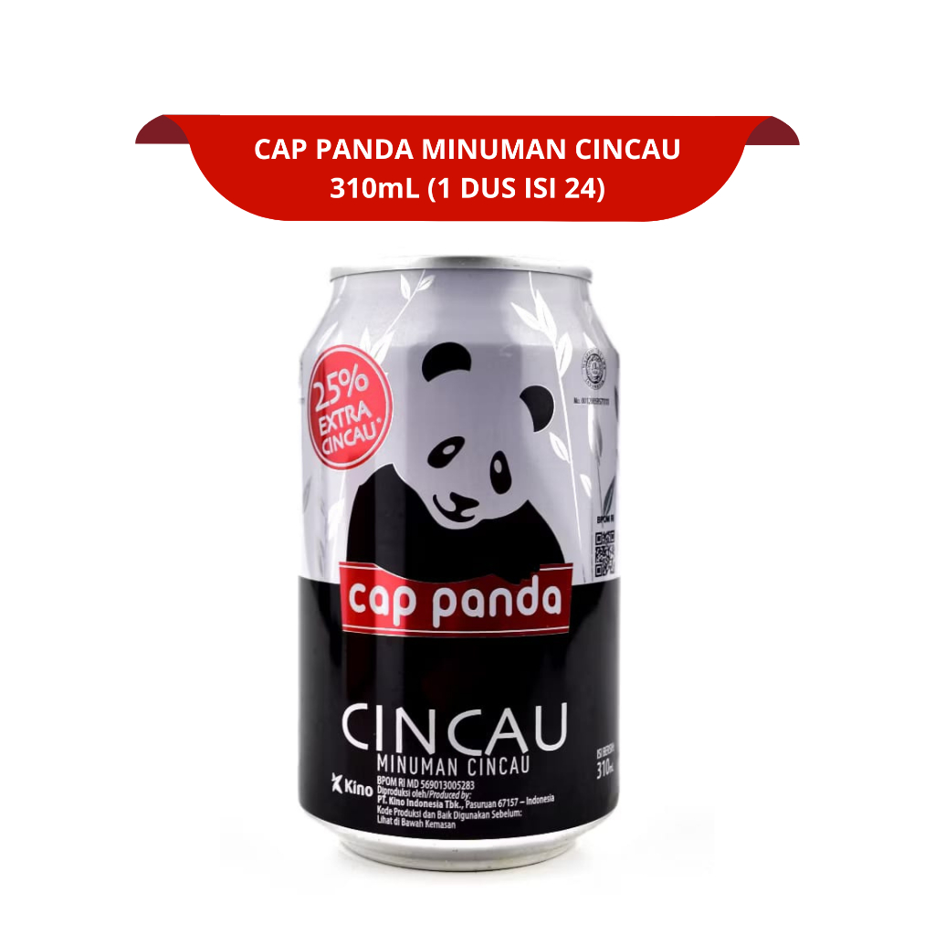 [1 DUS ISI 24] PANDA MINUMAN CINCAU - CINCAU SELASIH KALENG 310mL
