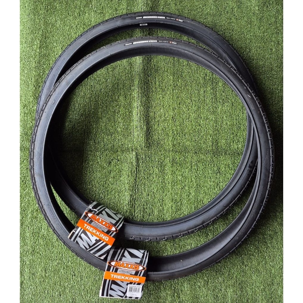 Ban Luar Maxxis OVERDRIVE EXCEL 700 x 47C SILK SHIELD Road Nylon Wire Vietnam New