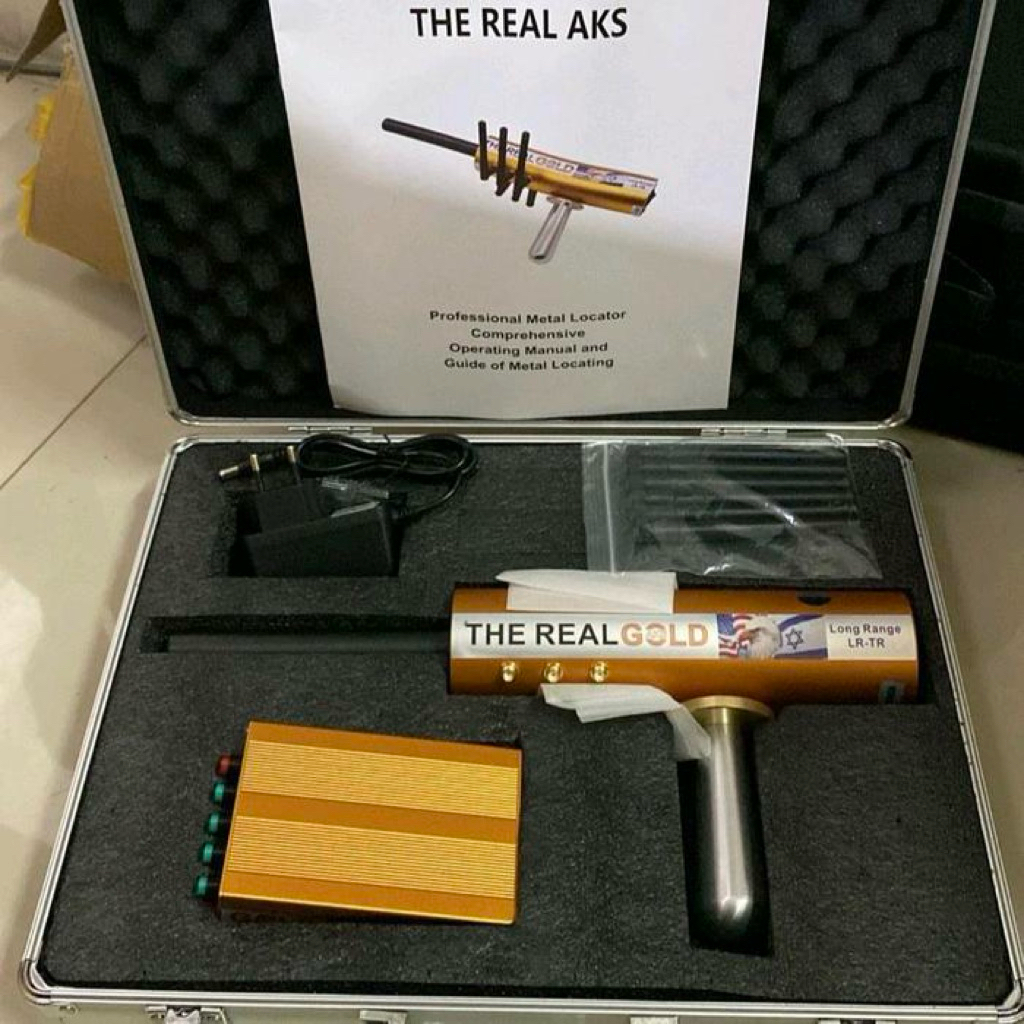 The Real Gold AKS Long Range Gold Detector 6 Antennas