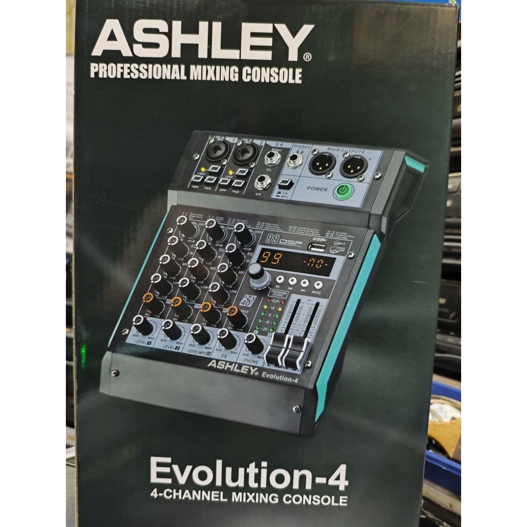 Mixer Ashley Evolution 4 Mixer Ashley Original Mixer Ashley 4 Channel Original