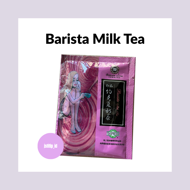 Barista Milk Tea Taiwan | Teh Taiwan Ecer | jstitip
