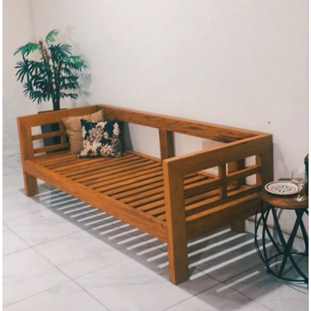 kursi santai | kursi depan tv | kursi nyaman | bale bale jati