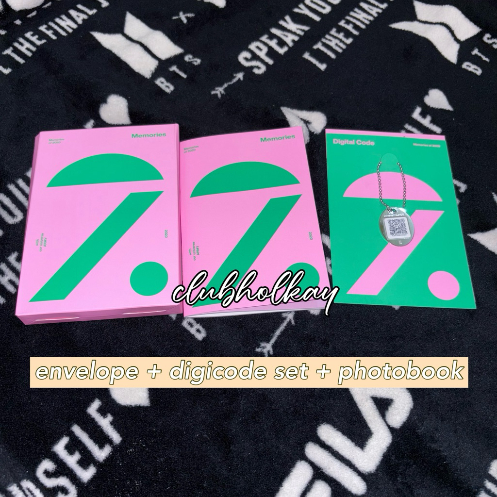(clubholkay) - [READY STOK] BTS PC SET DIGICODE MEMO 2020 BTS DIGITAL CODE MEMORIES 2020