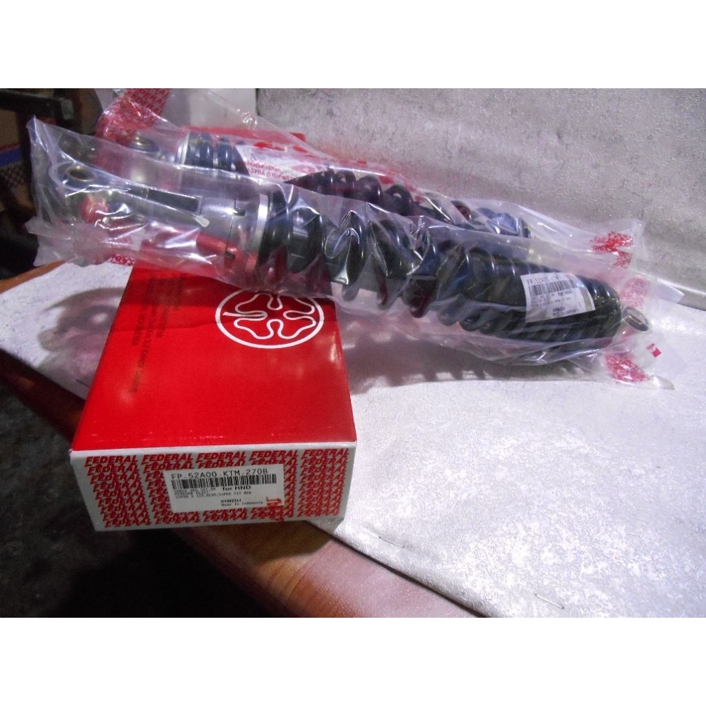 shock belakang suprax125, suprafitnew, revo old hitam federal part